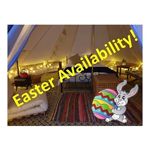 5m Xl Bell Tent With Log Burner Near Whitby Holiday home Saltburn-by-the-Sea